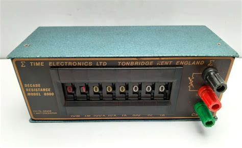 electrical decade box|time electronics resistance box.